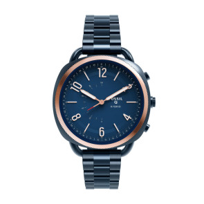 Bracelet de montre Fossil FTW1203 Acier inoxydable Bleu 22mm